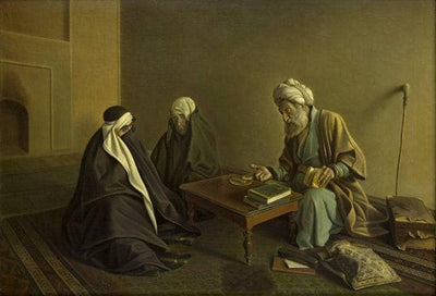 The Druid by Kamal-ol-Molk — oil painting reproduction