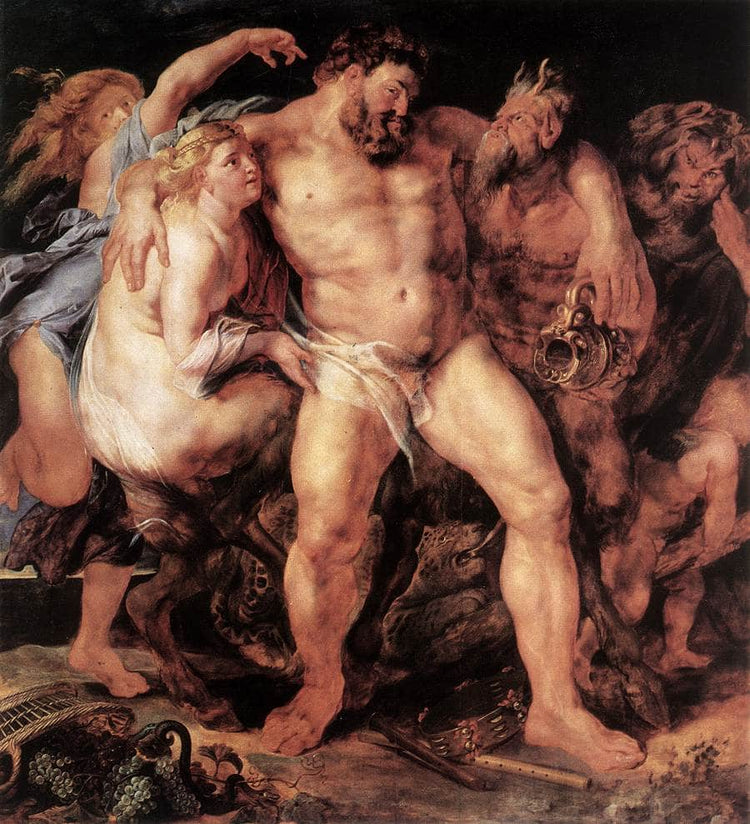 The Drunken Hercules - Peter Paul Rubens