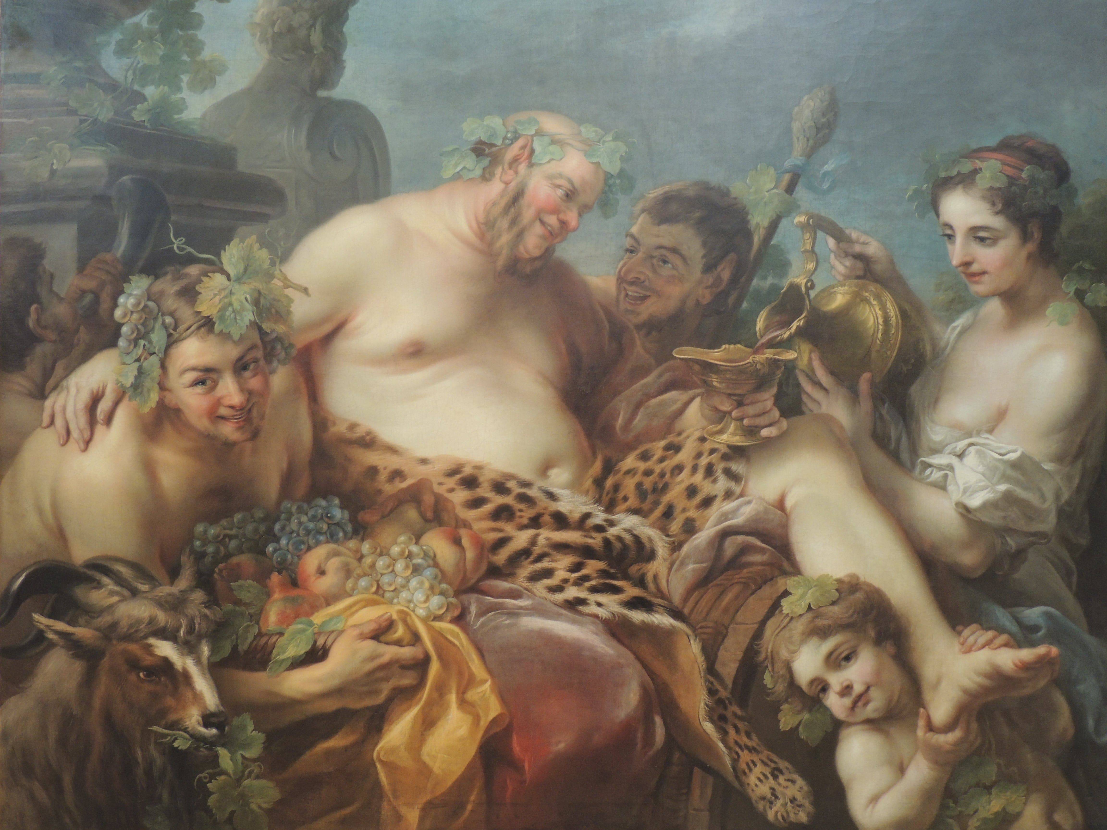 The Drunkenness of Silenus - Charles-Andre van Loo (Carle van Loo)