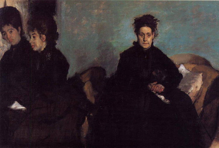 The Duchess de Montejasi and her daughters Elena and Camilla - Edgar Degas