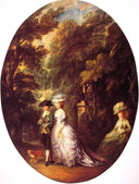 The Duke and Duchess of Cumberland by Thomas Gainsborough — group oil painting wall art, Rococo