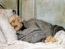 The Dying Mazzini by Silvestro Lega — male oil painting wall art, Realism