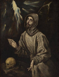 The Ecstasy of St. Francis of Assisi by El Greco — hand-painted cultural oil painting reproduction on canvas