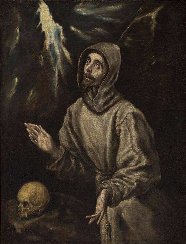 The Ecstasy of St. Francis of Assisi by El Greco — hand-painted cultural oil painting reproduction on canvas