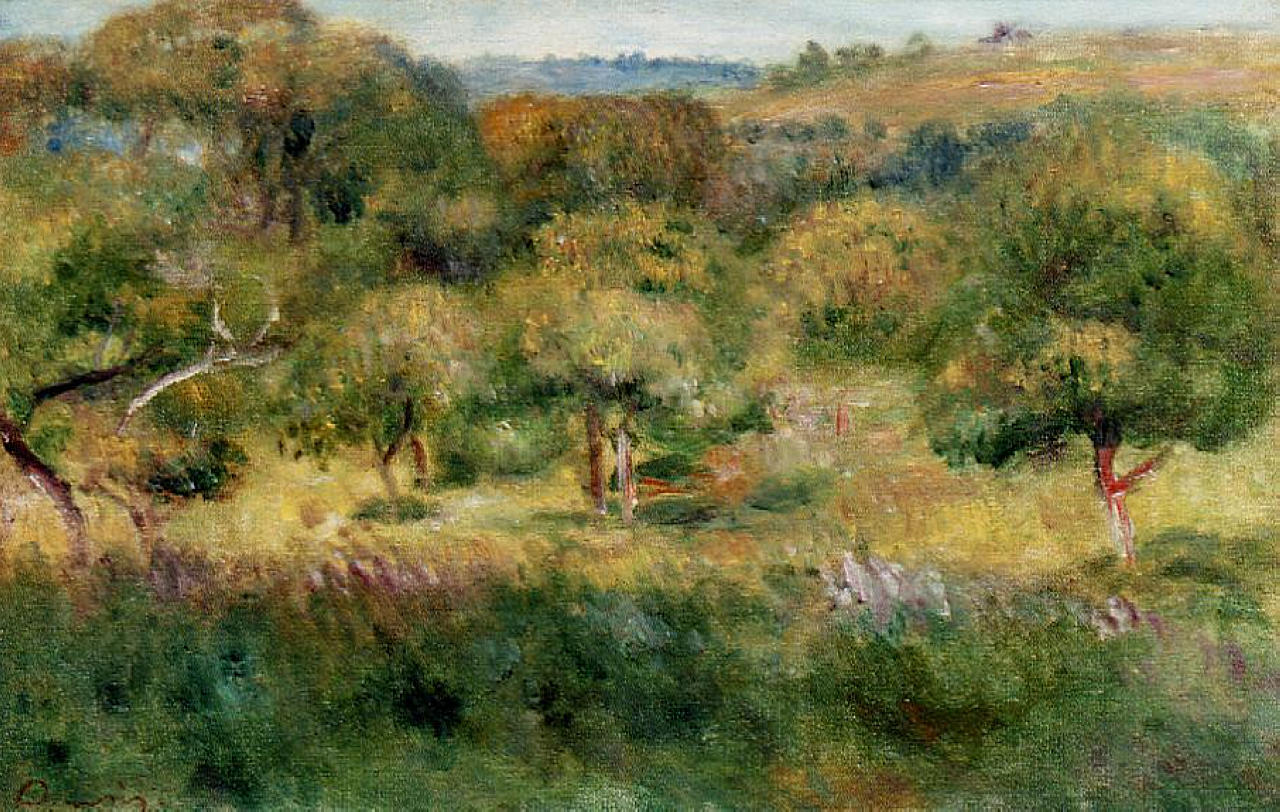 The Edge of the Forest in Brittany - Pierre-Auguste Renoir