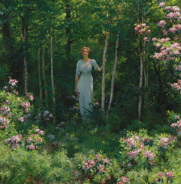 The Edge of the Woods - Charles Courtney Curran