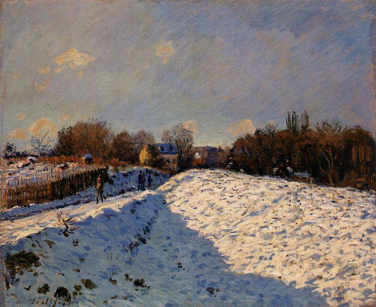 The Effect of Snow at Argenteuil - Alfred Sisley