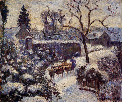 The Effect of Snow at Montfoucault in kitchen