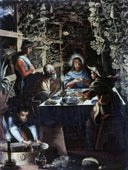 The Emmaus Miracle by Adam Elsheimer — hand-painted cultural oil painting reproduction on canvas