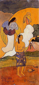 The encounter by Paul Gauguin, female oil painting wall art