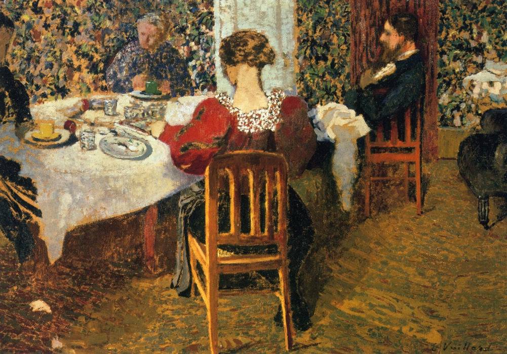 The End of Breakfast at Madam Vuillard - Edouard Vuillard