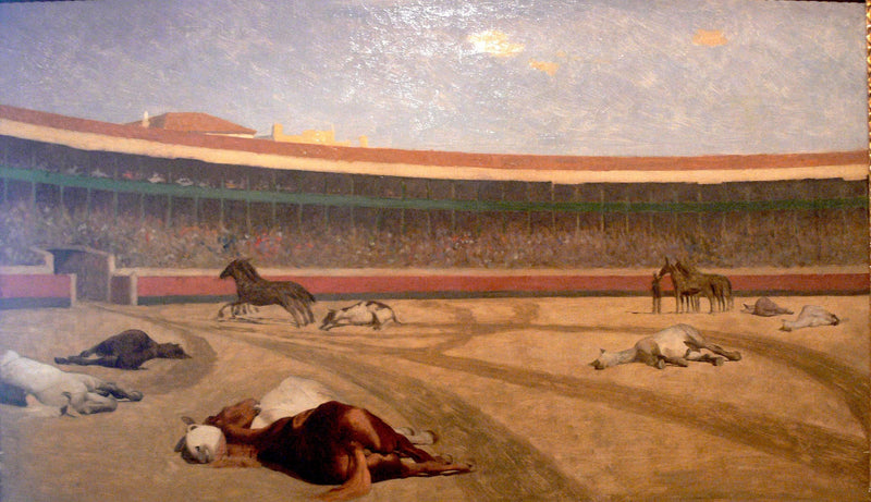 The End of the Corrida on gallery wrap