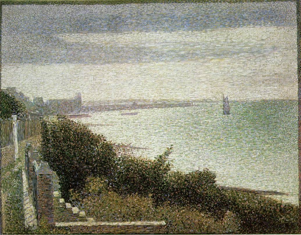 The English Channel at Grandcamp - Georges Seurat