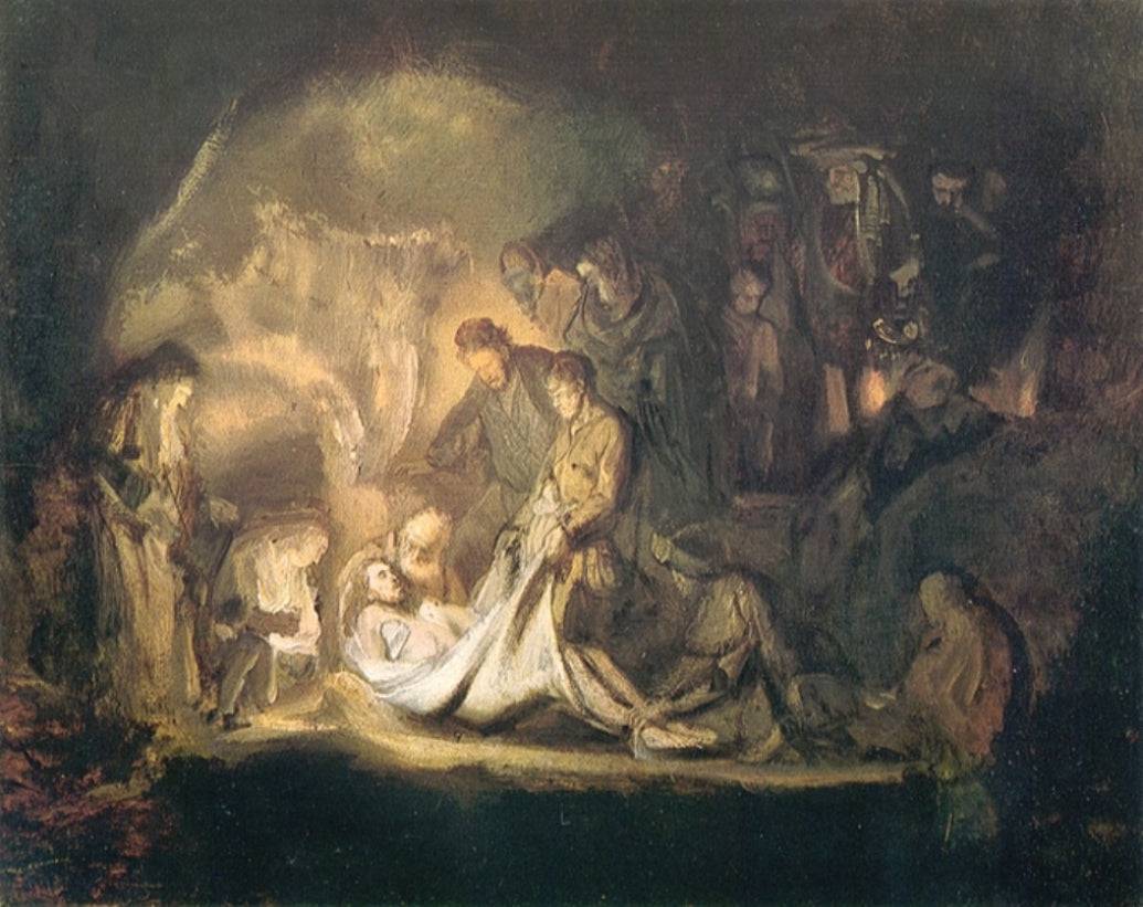 The Entombment - Rembrandt