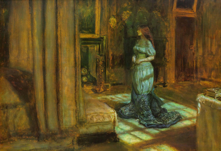 The Eve of Saint Agnes by John Everett Millais — hand-painted abstract oil painting reproduction on canvas
