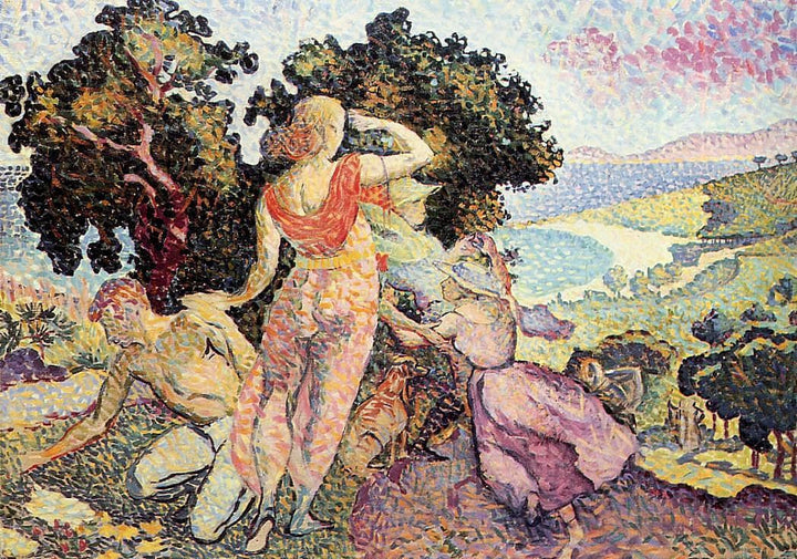 The Excursionists by Henri-Edmond Cross — hand-painted abstract oil painting reproduction on canvas