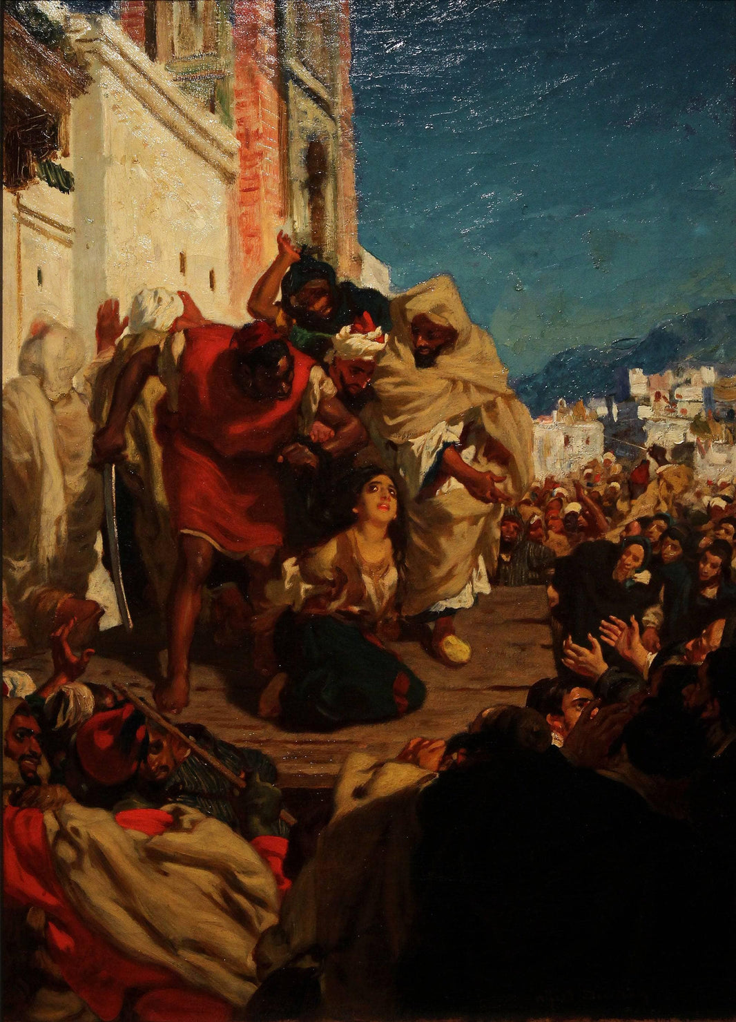 The Execution of the Jewess (Sol Hachuel) by Alfred Dehodencq — hand-painted cultural oil painting reproduction on canvas