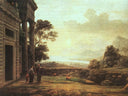 The Expulsion of Hagar by Claude Lorrain — religion oil painting wall art