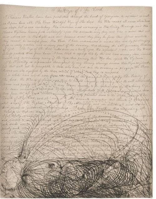 The Eye of the Lord (reverse) on gallery wrap