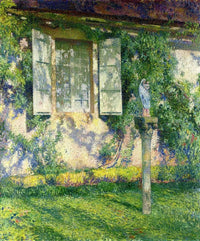 The Facade of Marquayrol by Henri Martin — hand-painted architectural oil painting reproduction on canvas