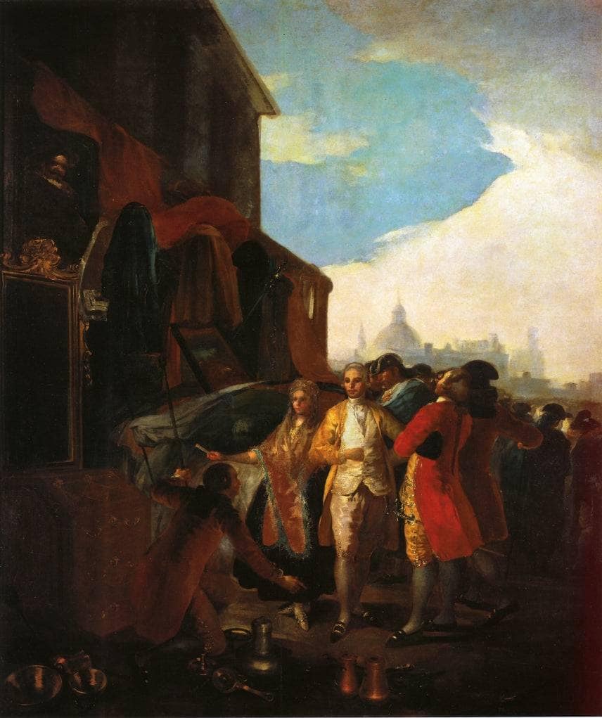 The Fair at Madrid by Francisco Goya — hand-painted cultural oil painting reproduction on canvas