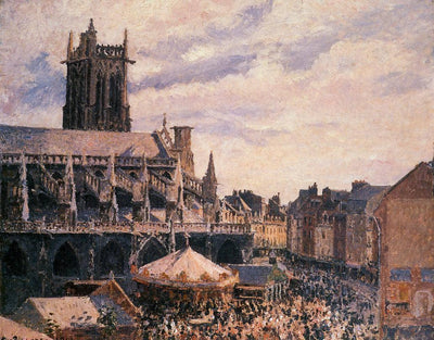 The Fair by the Church of Saint Jacques, Dieppe in entryway