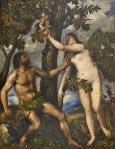 The Fall of Man in modern living room