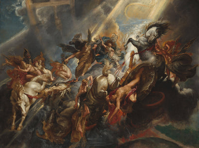 The Fall of Phaeton in master bedroom