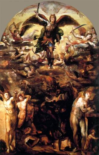 The Fall of the Rebel Angels - Domenico Beccafumi