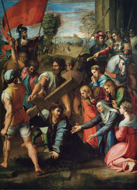 The Fall on the Road to Calvary by Raphael — hand-painted cultural oil painting reproduction on canvas