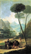 The Fall or The Accident by Francisco Goya — rural oil painting wall art, Romanticism