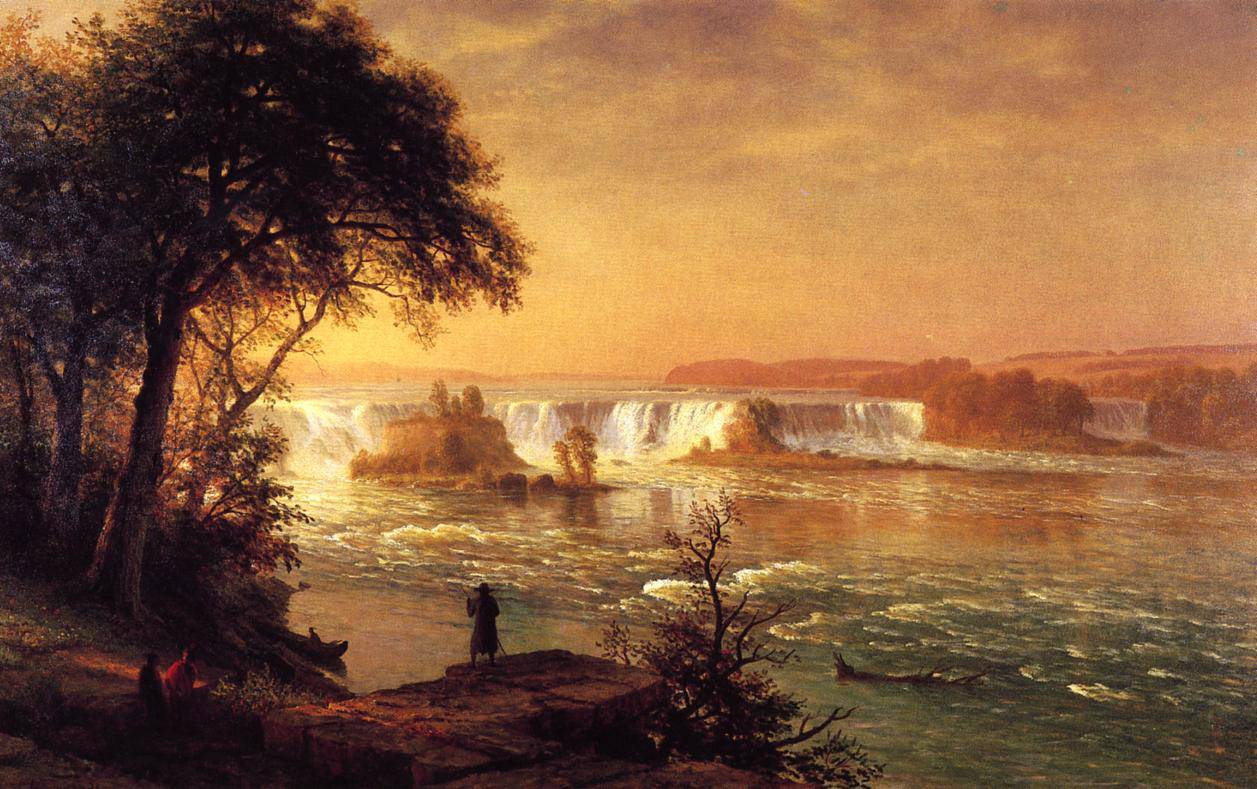 The Falls of St. Anthony - Albert Bierstadt