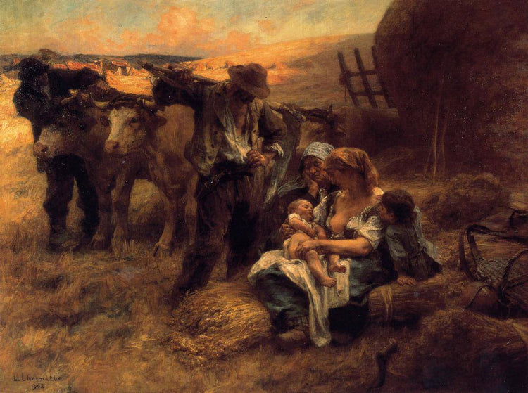 The family - Léon Augustin Lhermitte