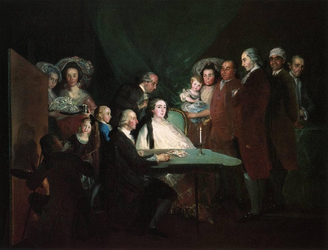 The Family of the Infante Don Luis by Francisco Goya — hand-painted portrait oil painting reproduction on canvas