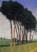 The Family of Trees by Felix Vallotton — forest oil painting wall art, Realism