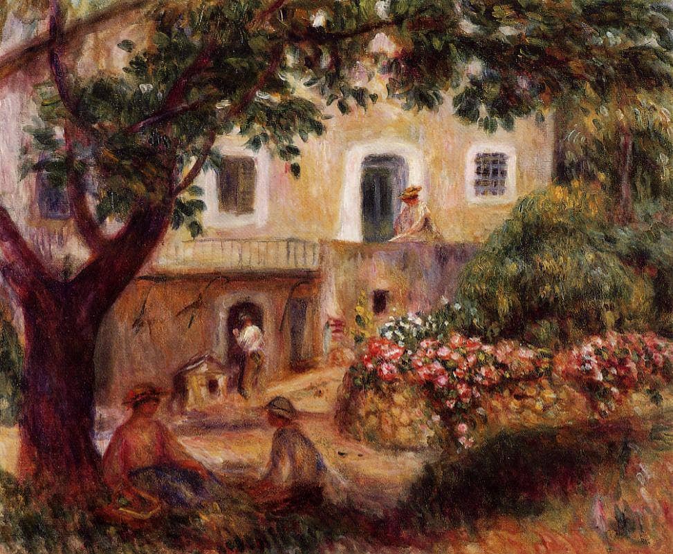 The Farm by Pierre-Auguste Renoir — hand-painted eco oil painting reproduction on canvas