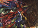The Fate of the Animals by Franz Marc — hand-painted abstract oil painting reproduction on canvas