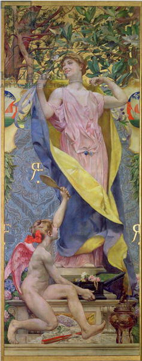 The Feminine Toilet by Luc-Olivier Merson, hand-painted cultural oil painting reproduction on canvas
