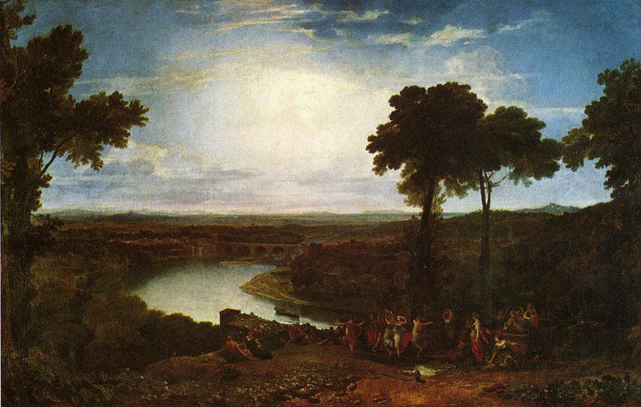 The Festival of the Opening of the Vintage, Macon by J.M.W. Turner — hand-painted botanical oil painting reproduction on canvas