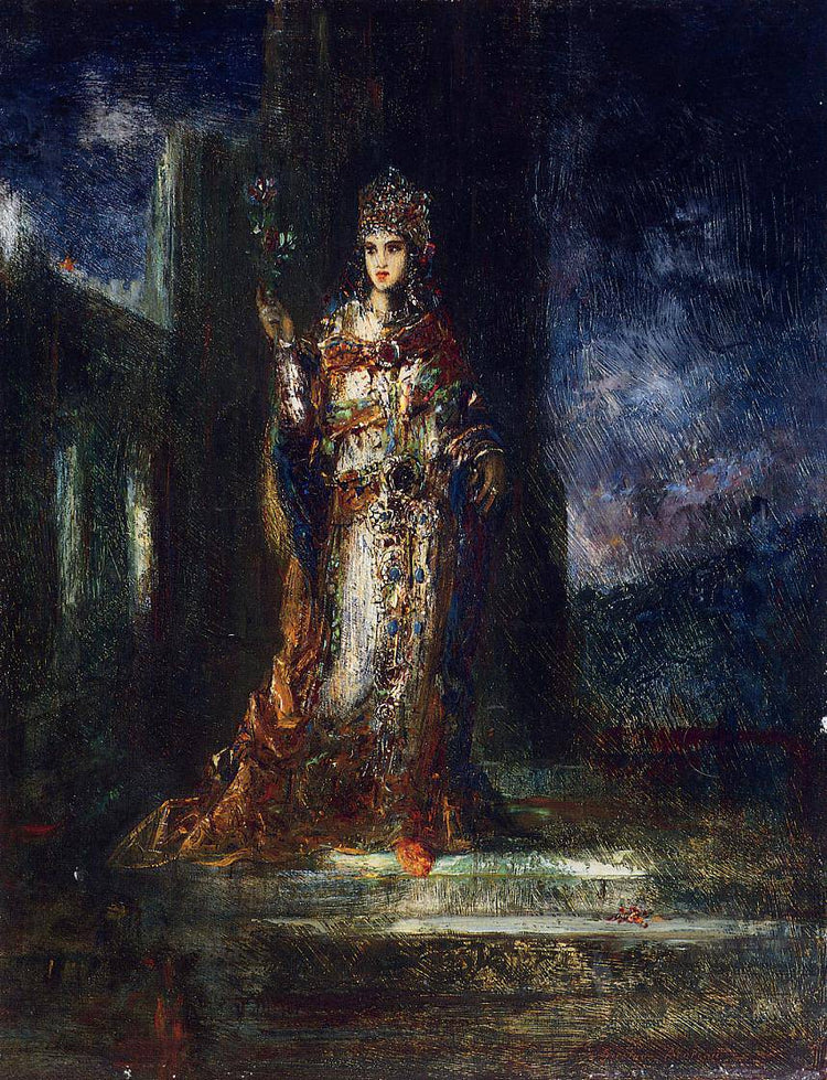 The Fiancee of the Night (The Song of Songs) - Gustave Moreau