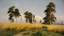 The Field of Wheat by Ivan Shishkin — hand-painted botanical oil painting reproduction on canvas
