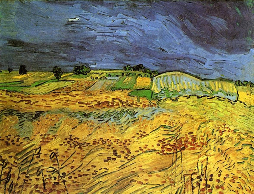 The Fields by Vincent van Gogh — hand-painted landscape oil painting reproduction on canvas