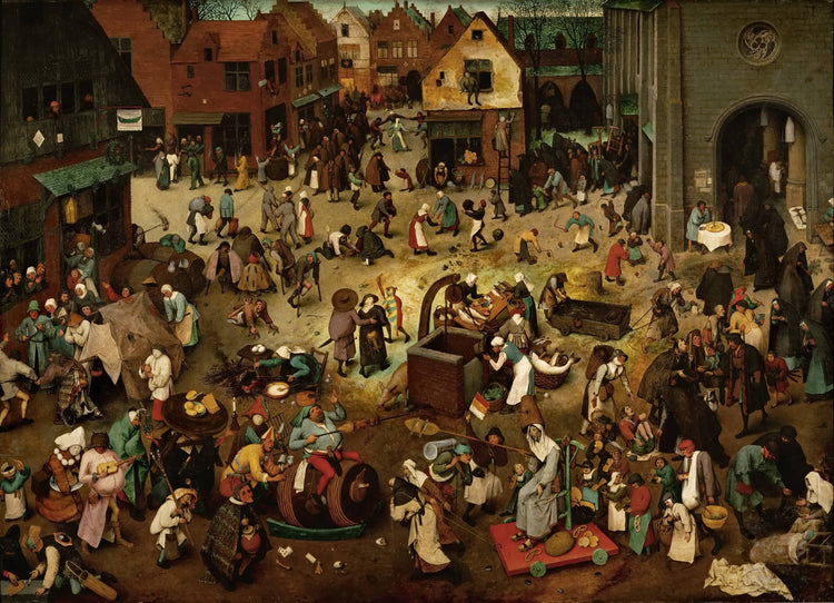 The Fight between Carnival and Lent - Pieter Bruegel the Elder