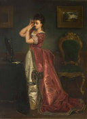The final look by Alfred Stevens — hand-painted eco oil painting reproduction on canvas