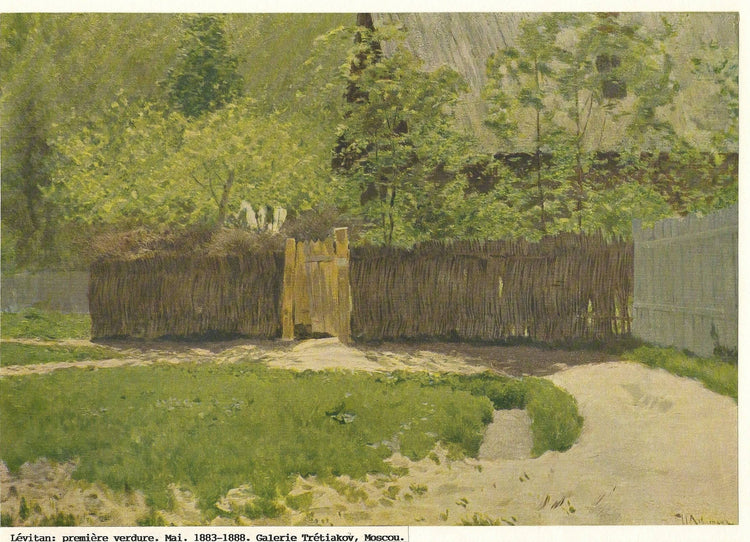 The First Green. May. - Isaac Levitan