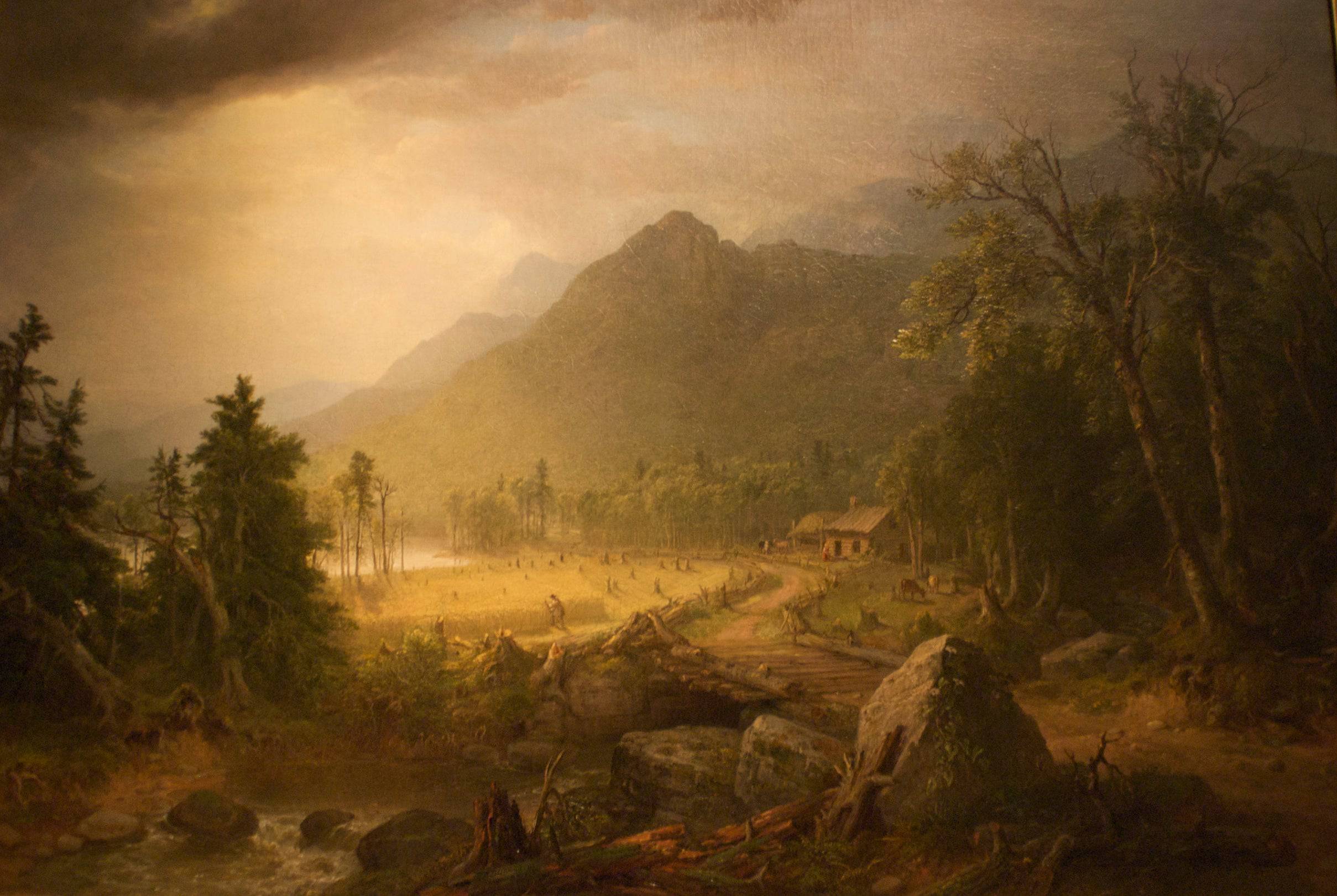 The First Harvest in the Wilderness - Asher Brown Durand