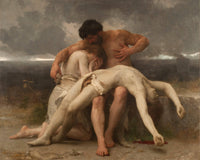 The First Mourning by William-Adolphe Bouguereau — hand-painted cultural oil painting reproduction on canvas