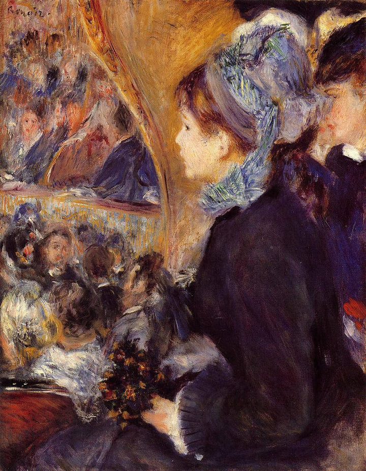 The First Outing by Pierre-Auguste Renoir — hand-painted portrait oil painting reproduction on canvas