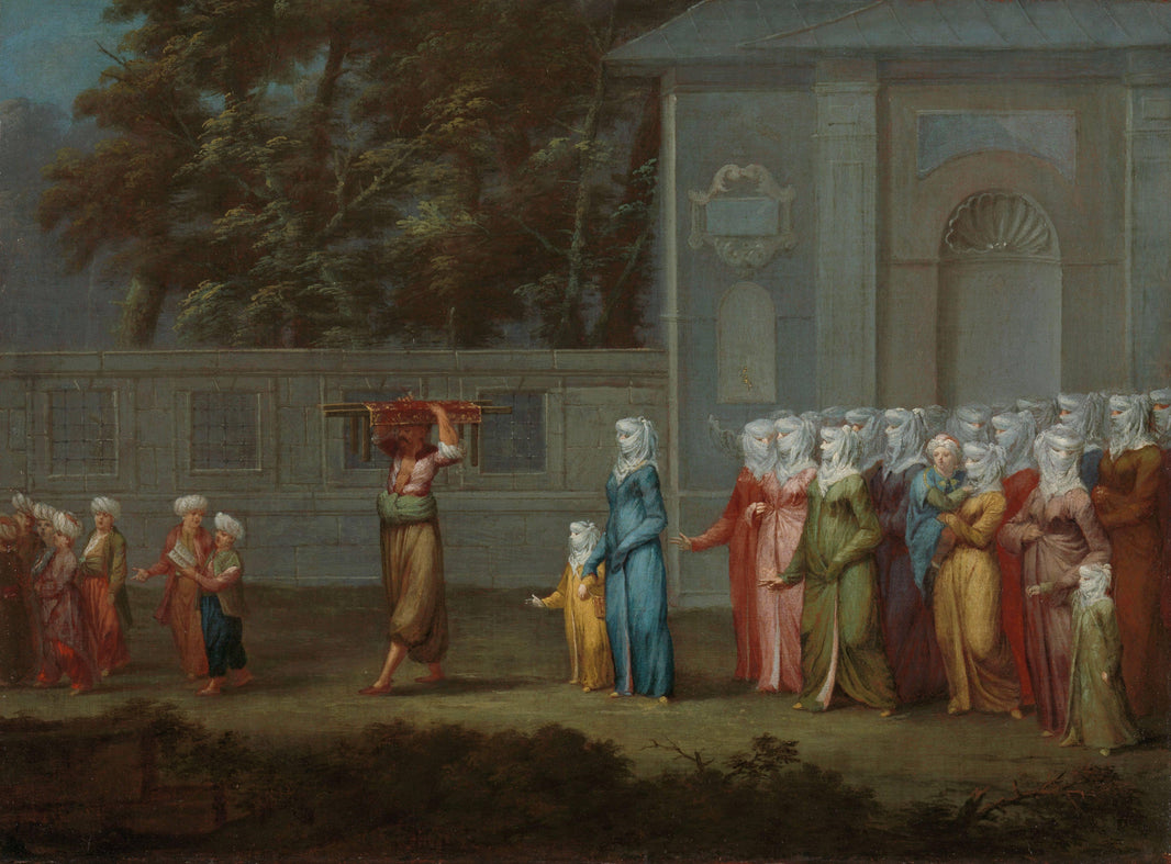 The first schoolday by Jean Baptiste Vanmour — hand-painted cultural oil painting reproduction on canvas