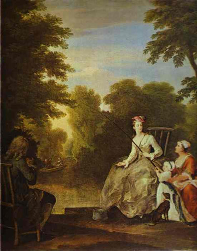 The Fishing Party in dining room